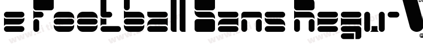 e Football Sans Regu字体转换